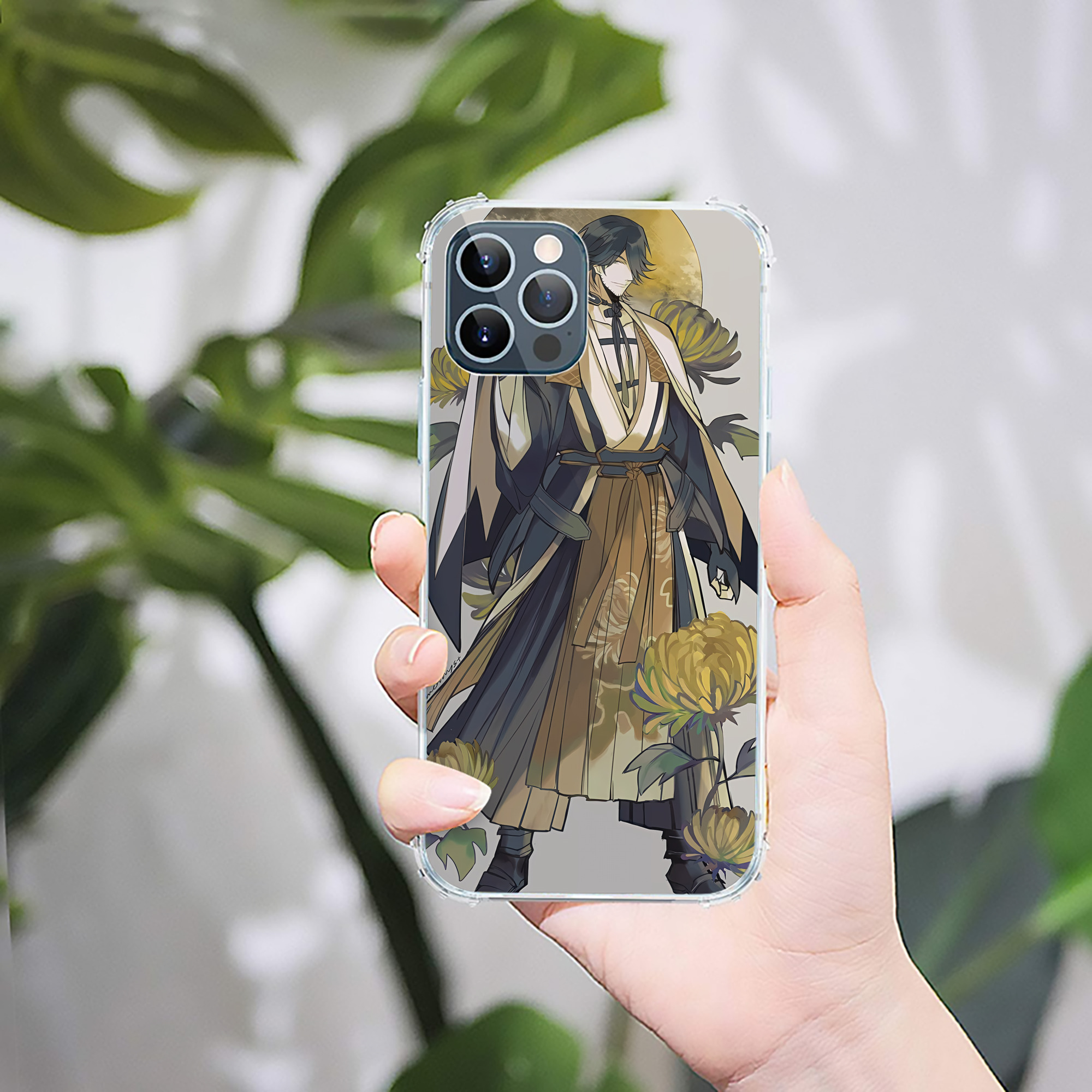 （画像用） 刀剣乱舞 Touken Ranbu 【iPhone 12シリーズ対応】透明スマホケース（クリアソフトケース）